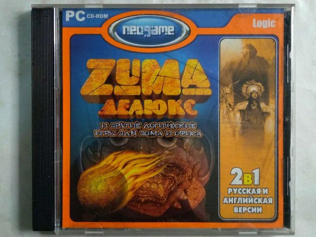 Игровой диск Zuma делюкс и другие логические игры для дома и офиса (Neogame) - 1/1