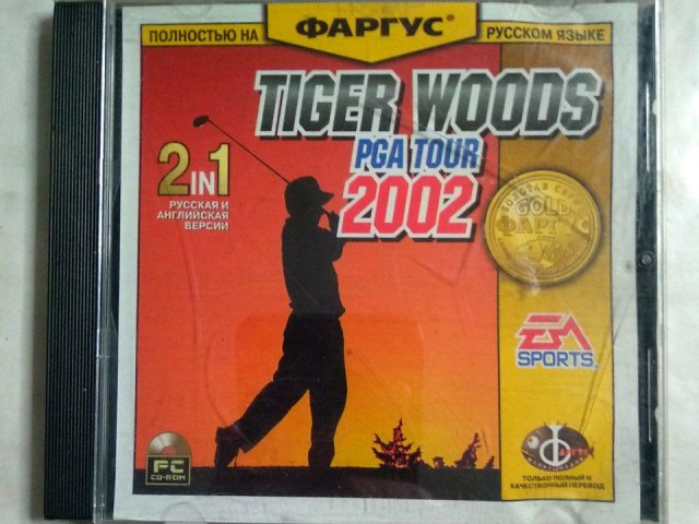 Игровой диск Tiger Woods. PGA Tour 2002 (Фаргус) - 1/1