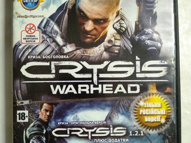Игровой диск Crysis warhead. Свит Crysis - 1/1
