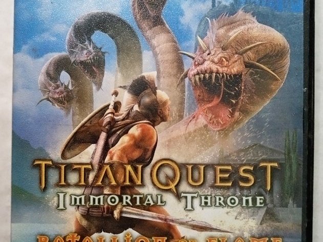 Игровой диск Titan Quest Immortal Throne. Batallion of Flame. Битва титанов - 1/2