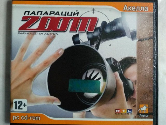Игровой диск Папарацци. Zoom - paparazzi in action (Акелла) - 1/2