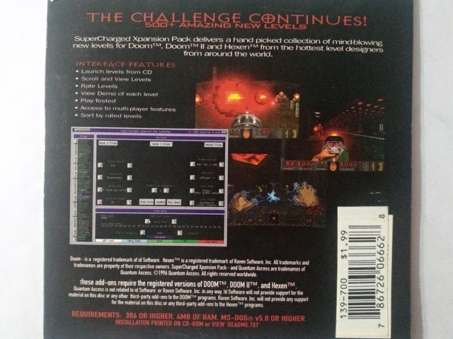 Игровой диск Doom, Doom 2, Hexen. SuperCharged Xpansion Pack - 2/3