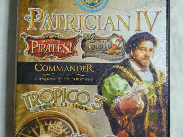 Игровой диск Patrician, Commander, Tropico. Свит экономических стратегий 6в1 - 1/2
