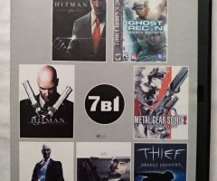 Игровой диск Hitman, Ghost Recon, Metal Gear (7в1)