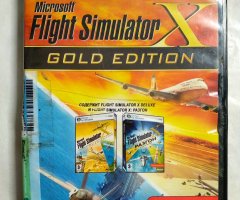 Игровой диск Microsoft Flight Simulator X. Gold Edition