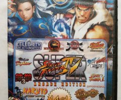 Игровой диск Mortal Kombat, Street Fighter, Tekken 3, Naruto