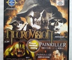 Игровой диск Necrovison, Doom 3, Painkiller. Свит пригод