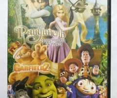 Игровой диск Распунцель, Madagaskar, Igor, Garfield 2, История игрушек 3, Шрек