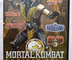 Игровой диск Mortal Kombat, Naruto, RAW, Tekken (52в1)