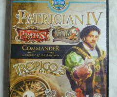 Игровой диск Patrician, Commander, Tropico. Свит экономических стратегий 6в1