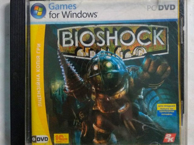 Игровой диск Bioshock (1С), 150 грн. &mdash; 1/1