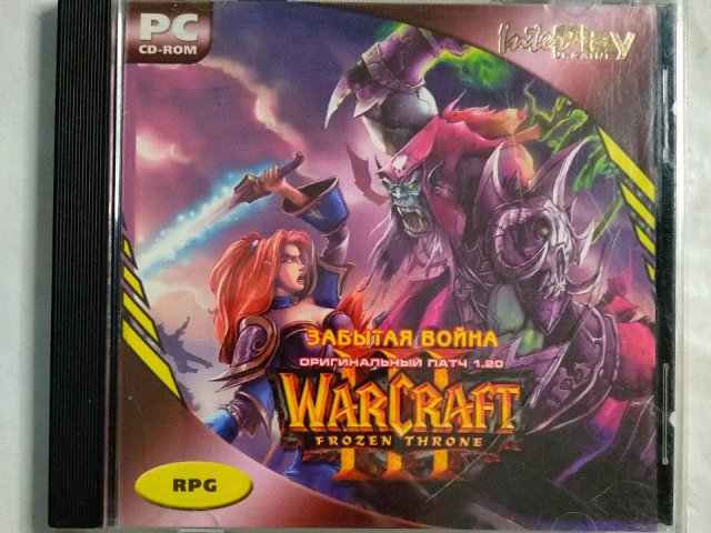 Игровой диск WarCraft 3. Frozen Throne. Забытая война (InterPlay Ukraine) - 1/1