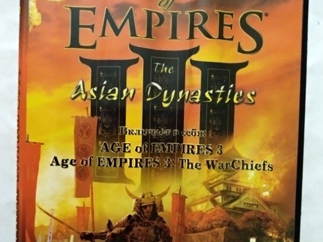 Игровой диск Age of Empires III. Asian Dynasties. Великие битвы том 2 - 1/2