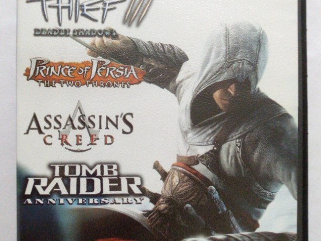 Игровой диск Thief 3, Prince Persia, Assassins, Tomb Raider - 1/2