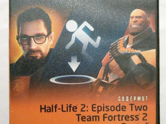 Игровой диск Half-Life 2, Portal. Orange Box коллекционное издание - 1/2