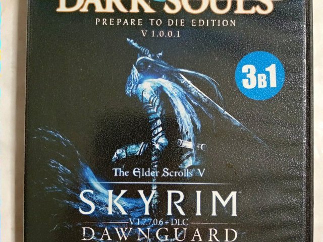 Игровой диск Dark Souls, Skyrim (3в1), 120 грн. &mdash; 1/2