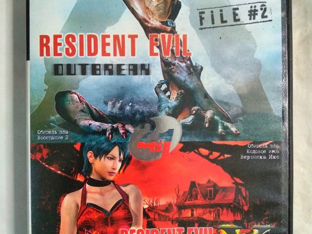Игровой диск Resident Evil Outbreak, Resident Evil Veronica X, 100 грн. &mdash; 1/2