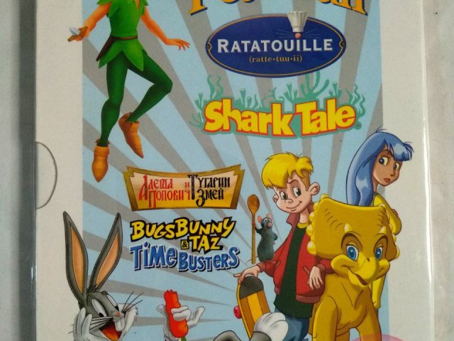 Игровой диск Peter Pan, Shark Tale, Алеша Попович Тугарий Змей, BugsBunny, 150 грн. &mdash; 1/2