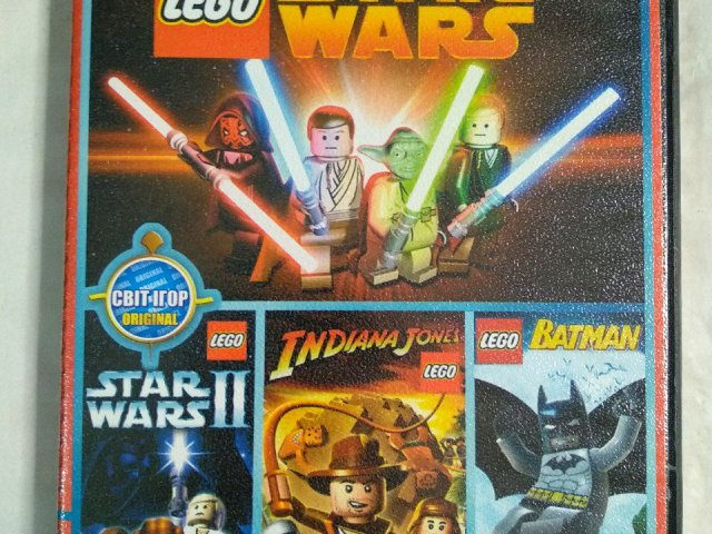 Игровой диск Lego StarWars, Lego Star Wars 2, Lego Indiana Jones, Lego Batman, 120 грн. &mdash; 1/2