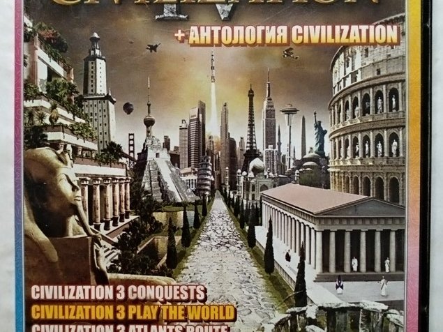 Игровой диск Антология Civilization. Civilization 3, Civilization 4, 125 грн. &mdash; 1/2