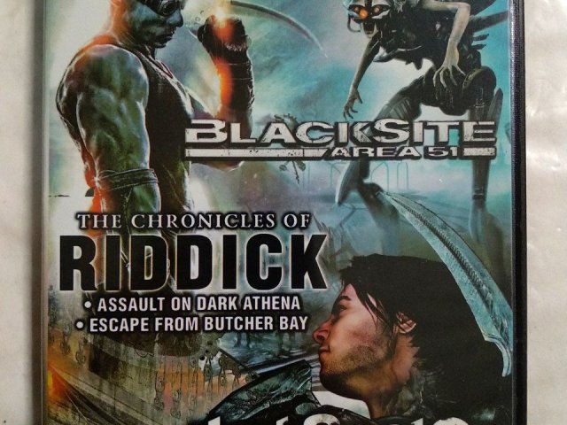Игровой диск BlackSite Area 51, Riddick, Dark Sector. Золотая коллекция, 120 грн. &mdash; 1/2