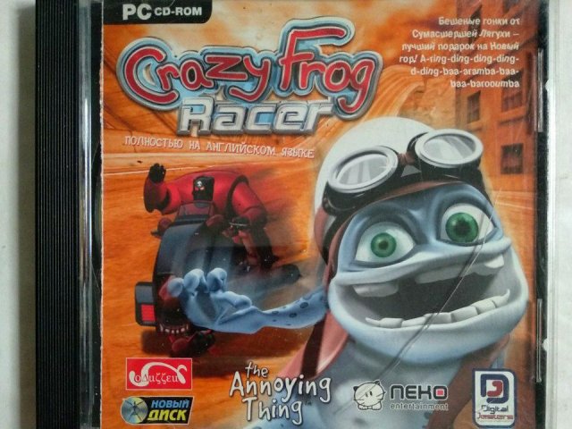 Игровой диск Crazy Frog Racer (Новый Диск), 120 грн. &mdash; 1/1