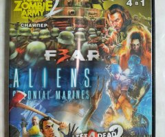 Игровой диск Nazi Zombie Army, Fear, Aliens, Left4Dead 2. Золотая коллекция 4в1