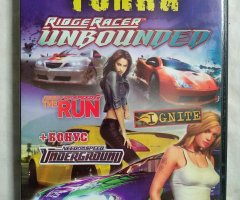 Игровой диск Ridge Racer, NFS Run, NFS Underground, NFS Underground 2