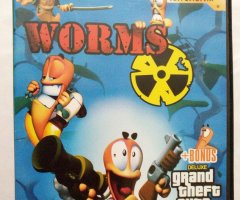 Игровой диск Антология Worms (червяки), GTA Vice City Deluxe (5в1)