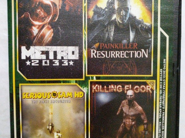 Игровой диск Metro 2033, Painkiller, Serious Sam HD, Killing Floor, 150 грн. &mdash; 1/2