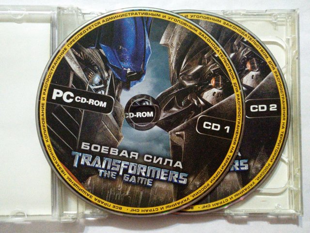 Игровой диск Transformers the game. Боевая сила (2 CD), 120 грн. &mdash; 3/3