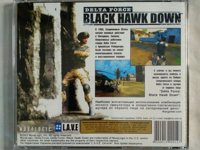 Игровой диск Delta Force. Black Hawk Down, 320 грн. &mdash; 2/2