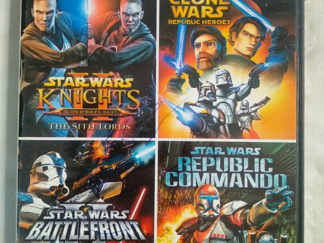 Игровой диск Star Wars 2 Knights, Clone Wars, Battlefront, Republic Command, 120 грн. &mdash; 1/2