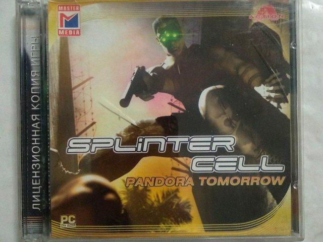 Игровой диск Сплинтер Целл. Шкатулка пандоры. Splinter Cell. Pandora Tomorrow, 100 грн. &mdash; 1/2