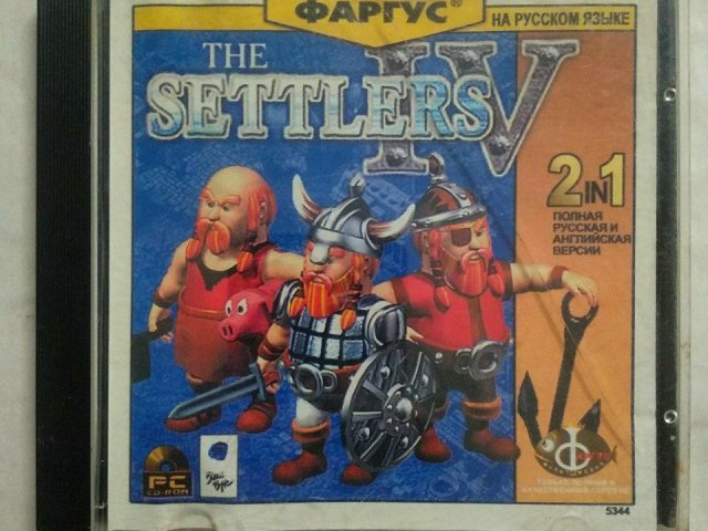 Игровой диск Settlers IV (Фаргус), 320 грн. &mdash; 1/2