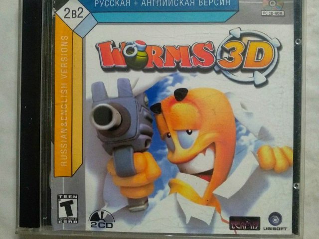 Игровой диск Worms 3D (2 CD), 150 грн. &mdash; 1/2