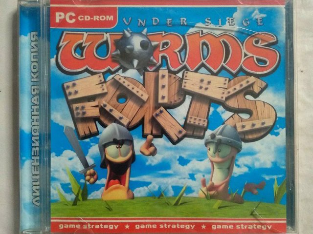 Игровой диск Worms Forts. Червяки подрывники в осаде (Master Media), 100 грн. &mdash; 1/2
