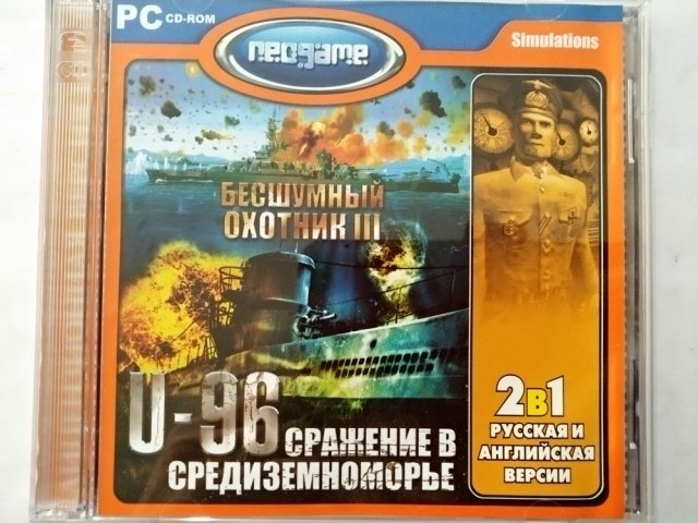 Игровой диск Безшумный Охотник 3. U-96 сражение в средиземноморье (Neogame), 80 грн. &mdash; 1/2