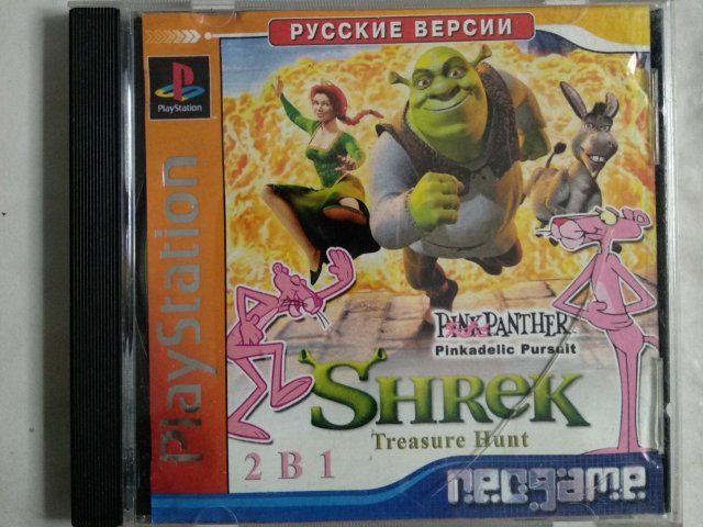 Игровой диск Shrek, Pink Panther (Neogame) для PS1, 80 грн. &mdash; 1/2
