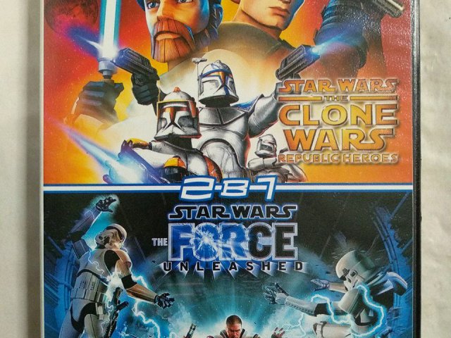 Игровой диск Star Wars Clone Wars, Star Wars Force Unleashed для PS2, 60 грн. &mdash; 1/2