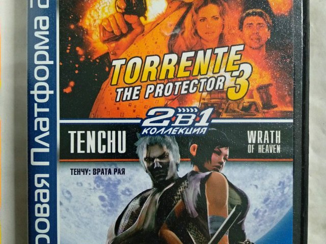 Игровой диск Torrente Protector 3, Tenchu Wrath of Heaven (2в1) для PS2, 60 грн. &mdash; 1/2
