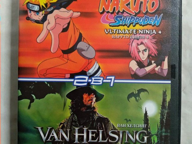 Игровой диск Naruto Shippuden, Van Helsing (2в1) для PS2, 60 грн. &mdash; 1/2