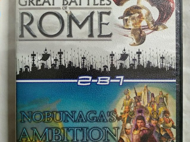 Игровой диск Great battles Rome, Nobunagas Ambition (2в1) для PS2, 60 грн. &mdash; 1/2