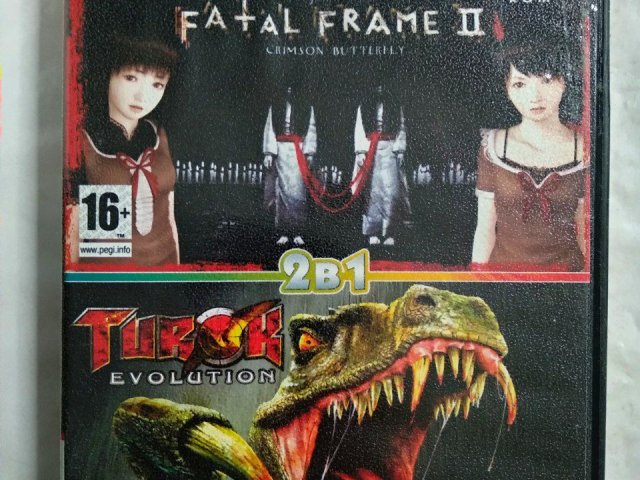 Игровой диск Fatal Frame 2, Turok Evolution (2в1) для PS2, 60 грн. &mdash; 1/2