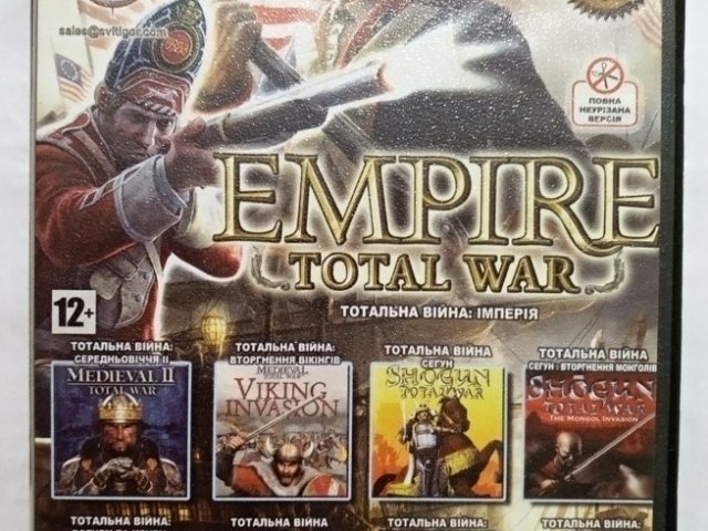Игровой диск Rome, Shogun, Medieval 2. Empire Total War. Свит пригод, 150 грн. &mdash; 1/2