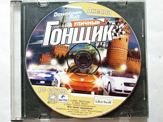Игровой диск Уличный гонщик. Downtown Run (Акелла), 40 грн. &mdash; 1/1