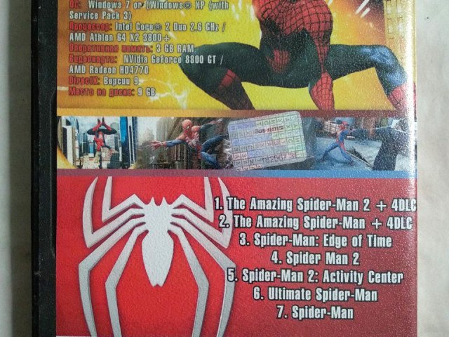 Игровой диск Антология Spider-Man (7в1) (2 DVD), 150 грн. &mdash; 2/2