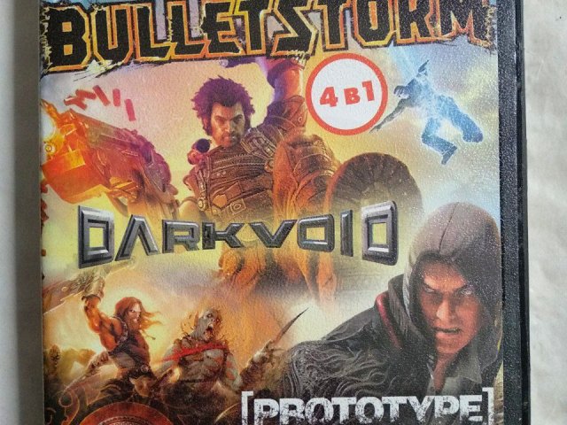 Игровой диск Bullet Storm, Darkvoid, Prototype (4в1), 100 грн. &mdash; 1/2