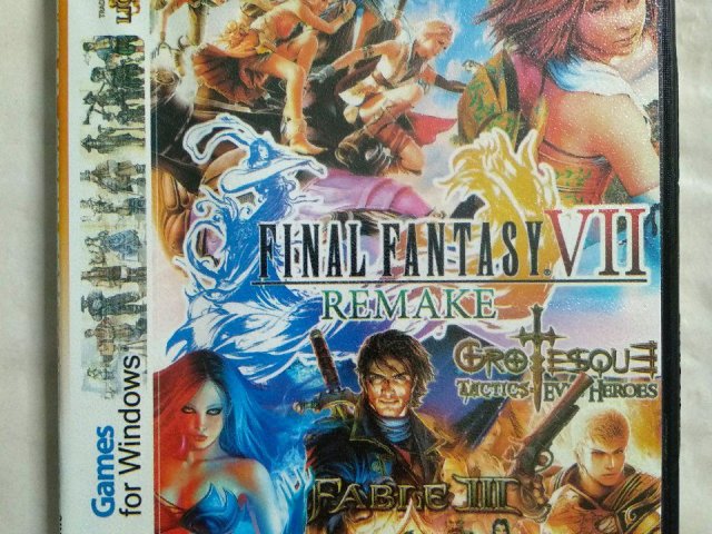 Игровой диск Final Fantasy VII, Fable 3, Spell Force 2 (5в1), 120 грн. &mdash; 1/2
