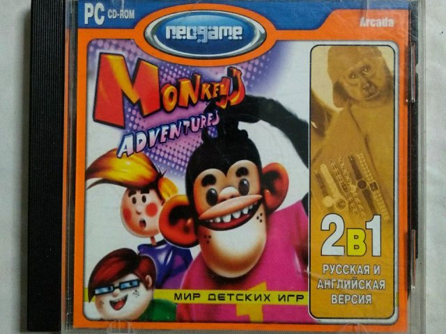 Игровой диск Monkeys Adventures (Neogame), 100 грн. &mdash; 1/1